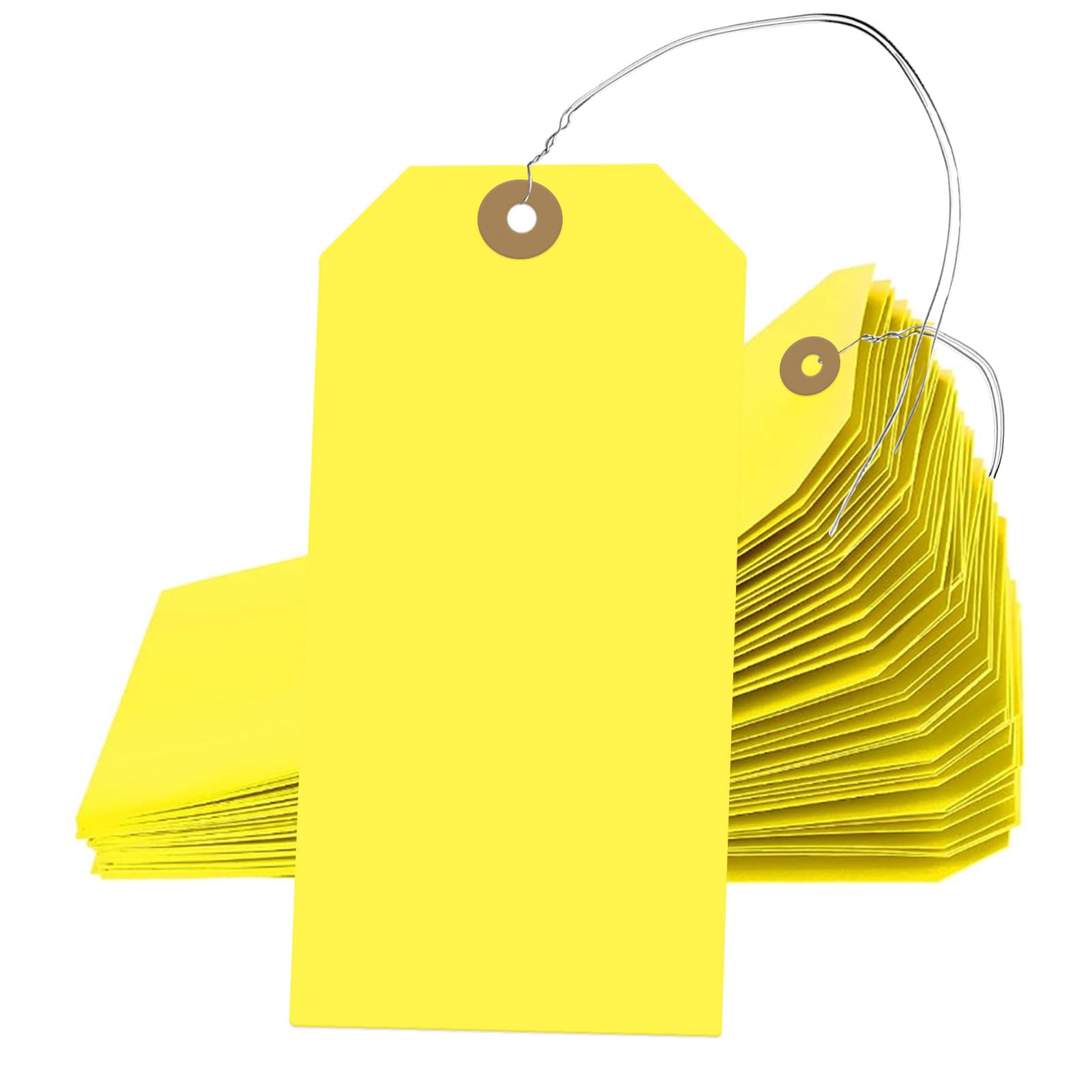 400 Pcs Blank Shipping Tags, 4.72 x 2.36 inches Label Hang Tags